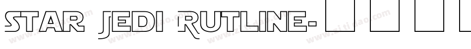 Star Jedi Outline字体转换